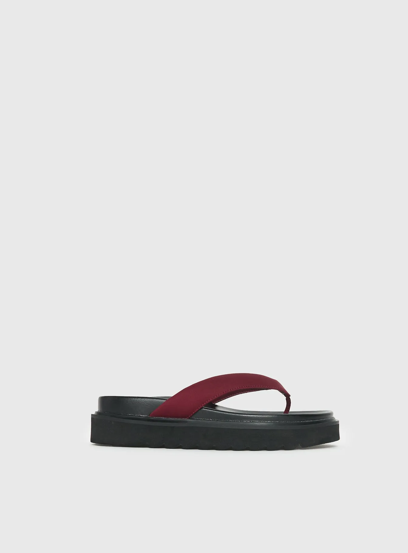 Therapy Vacay Flats Bordeaux sold by Princess Polly product image thumbnail 2
