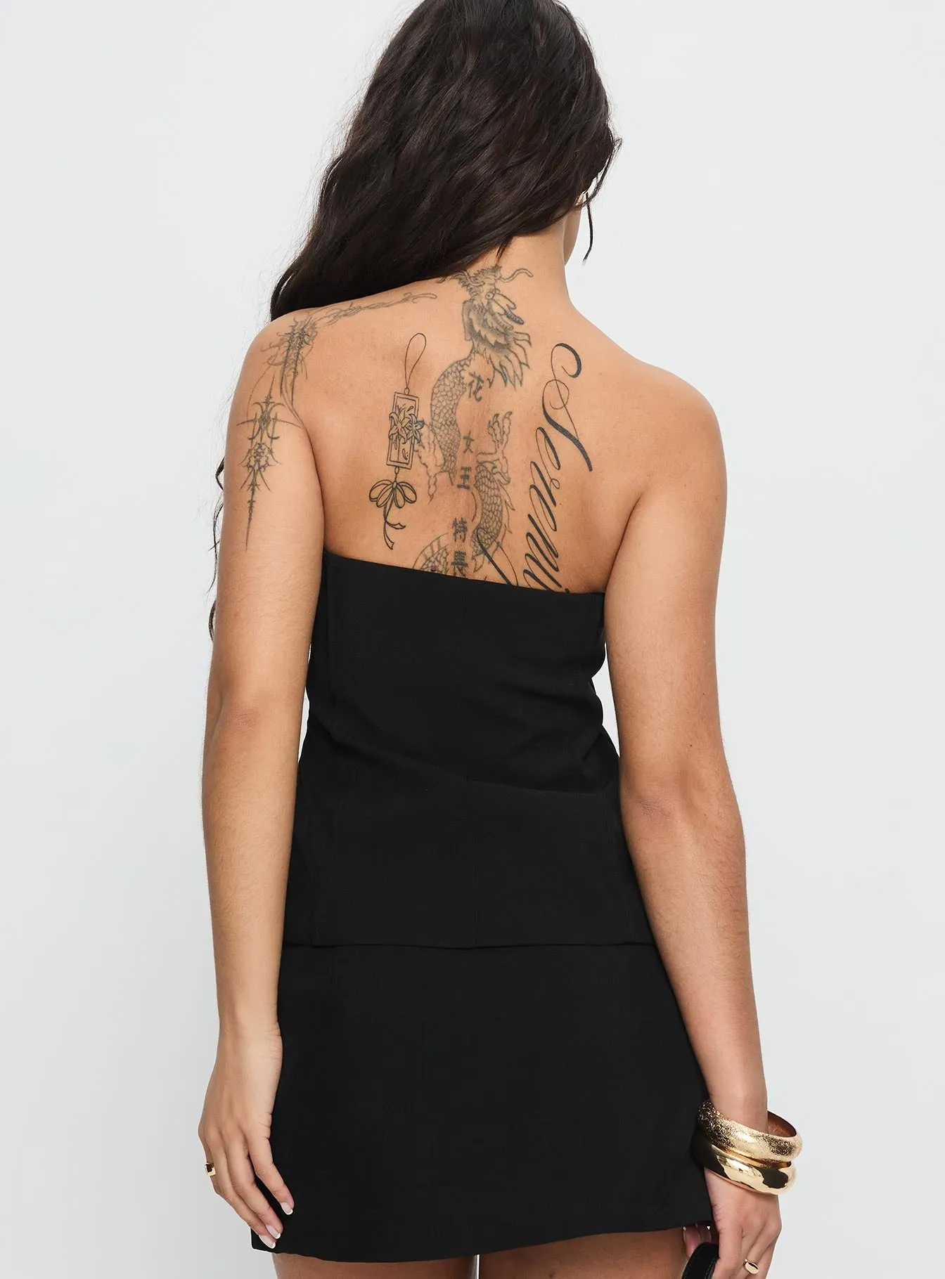 Lavish Living Strapless Top Black sold by Princess Polly product image thumbnail 5
