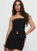 Lavish Living Strapless Top Black sold by Princess Polly