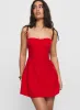 Easy To Love Mini Dress Red sold by Princess Polly