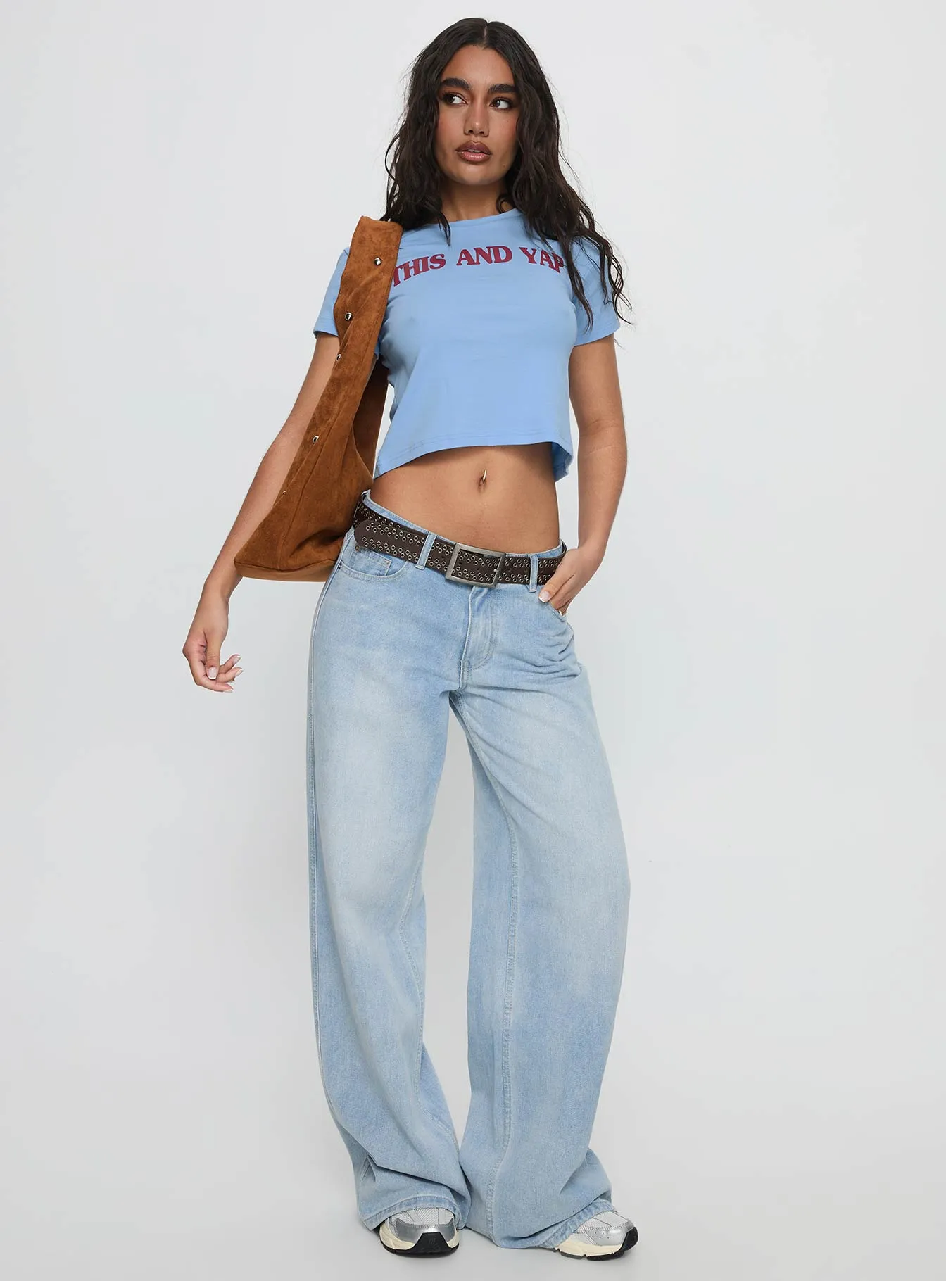 This And Yap Graphic Top Blue / Red sold by Princess Polly product image thumbnail 2