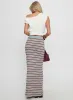 On Air Knit Maxi Skirt Multi Stripe sold by Princess Polly