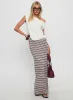 On Air Knit Maxi Skirt Multi Stripe sold by Princess Polly