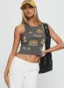 Need For Speed Tank Top Charcoal sold by Princess Polly