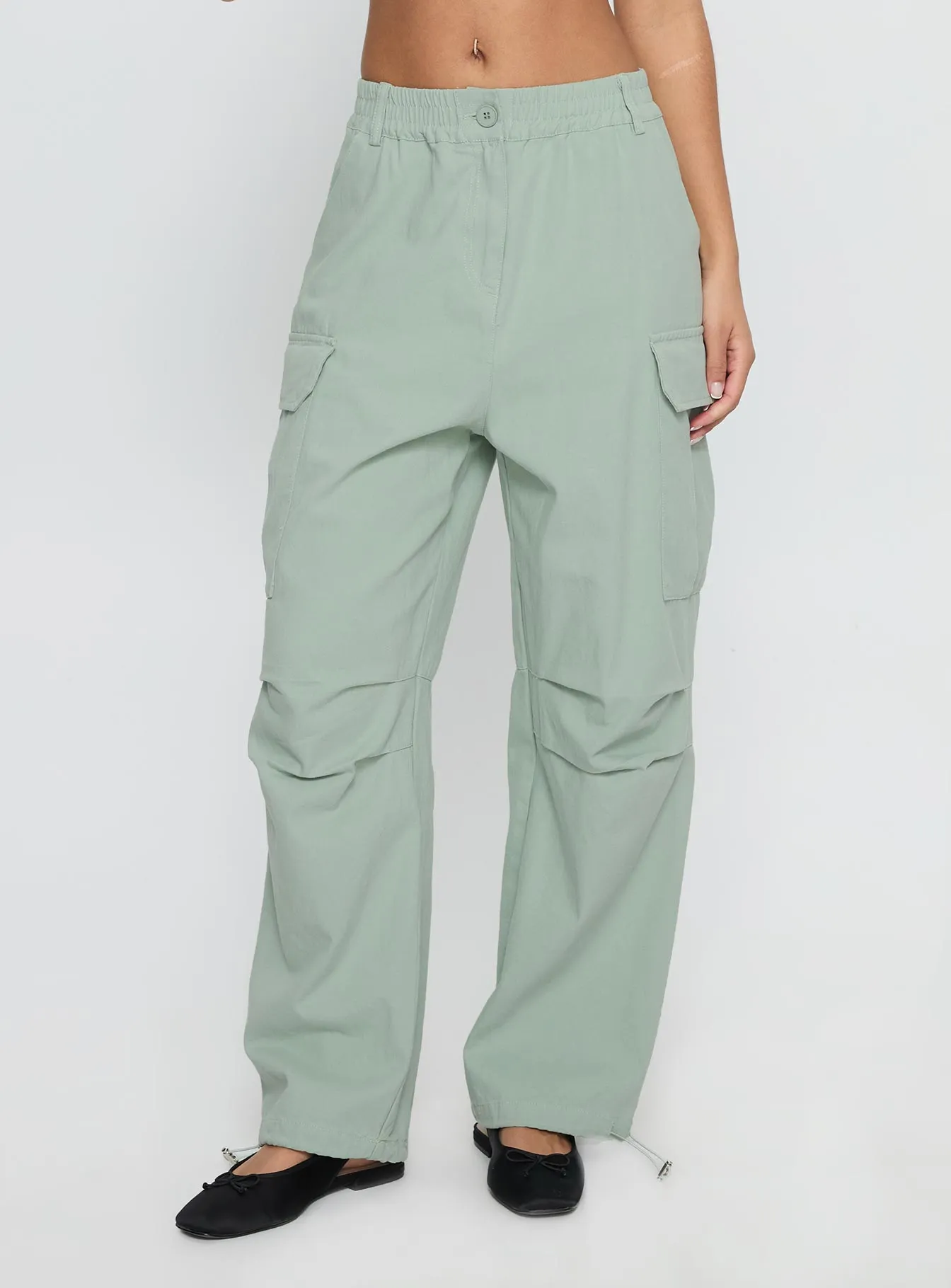Elanthea Cargo Pants Green sold by Princess Polly