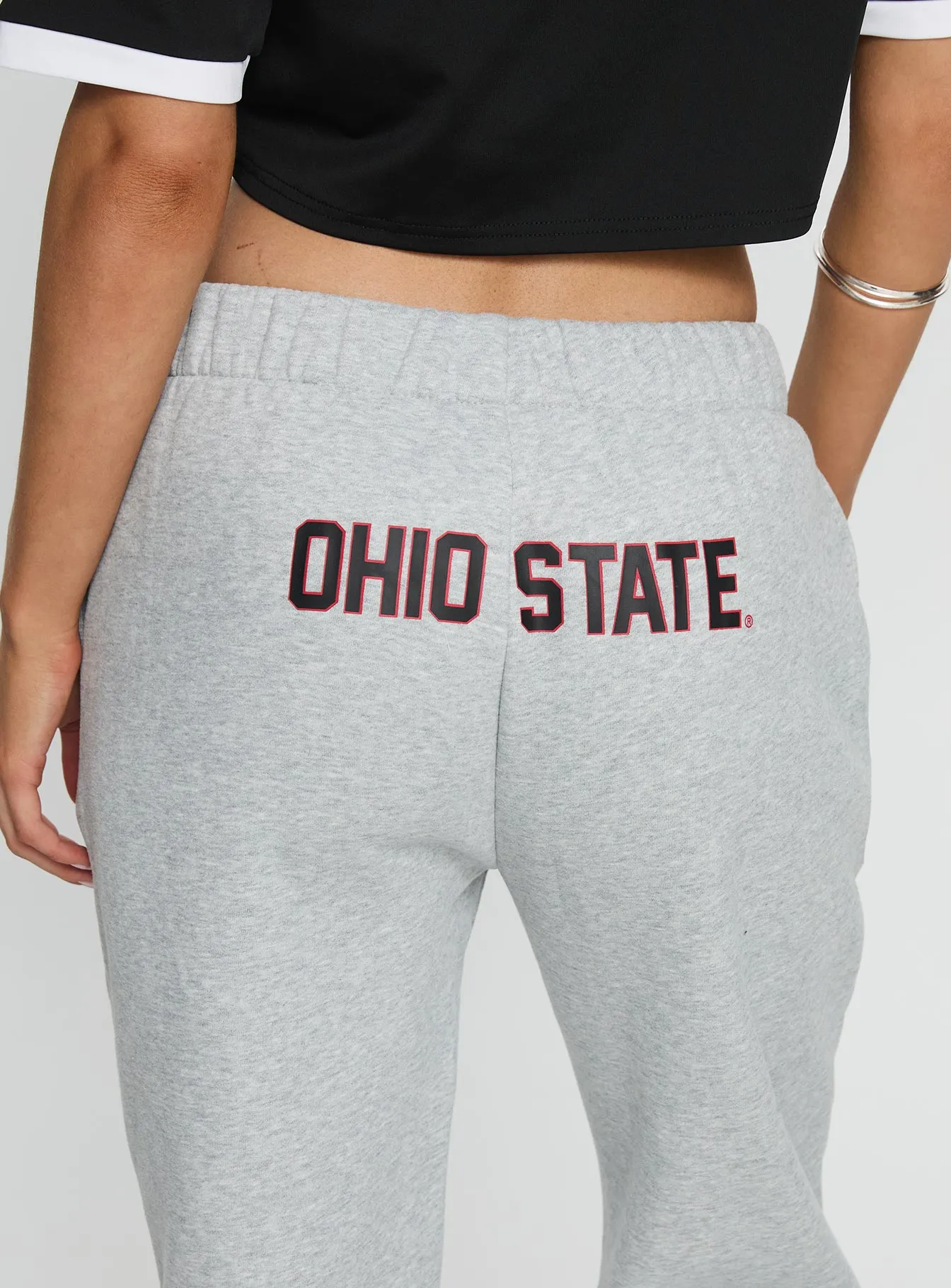 Ohio State Basic Sweatpants Grey sold by Princess Polly product image thumbnail 5