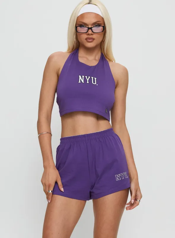 Nyu Soffee Shorts Violet made by Princess Polly