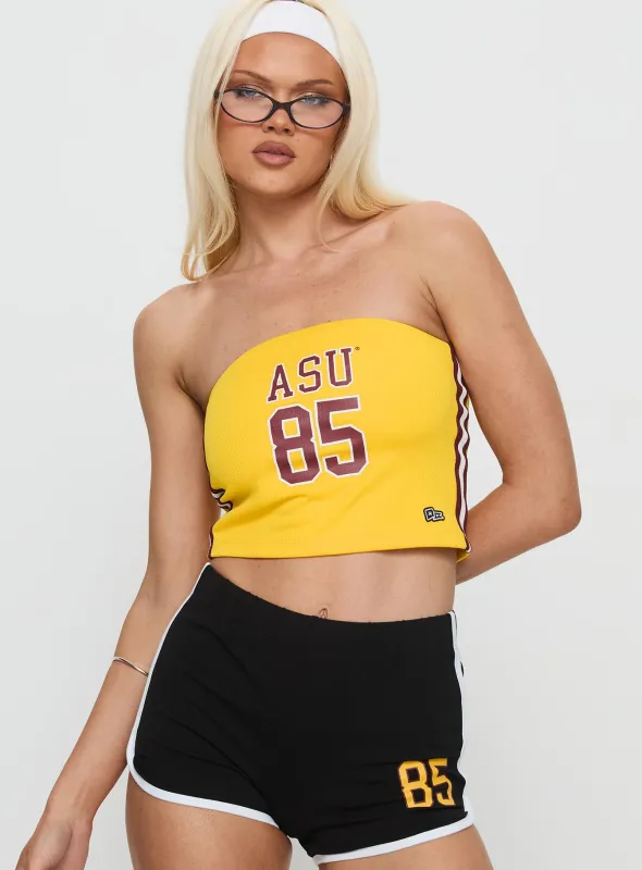 ASU Jersey Tube Top Gold sold by Princess Polly