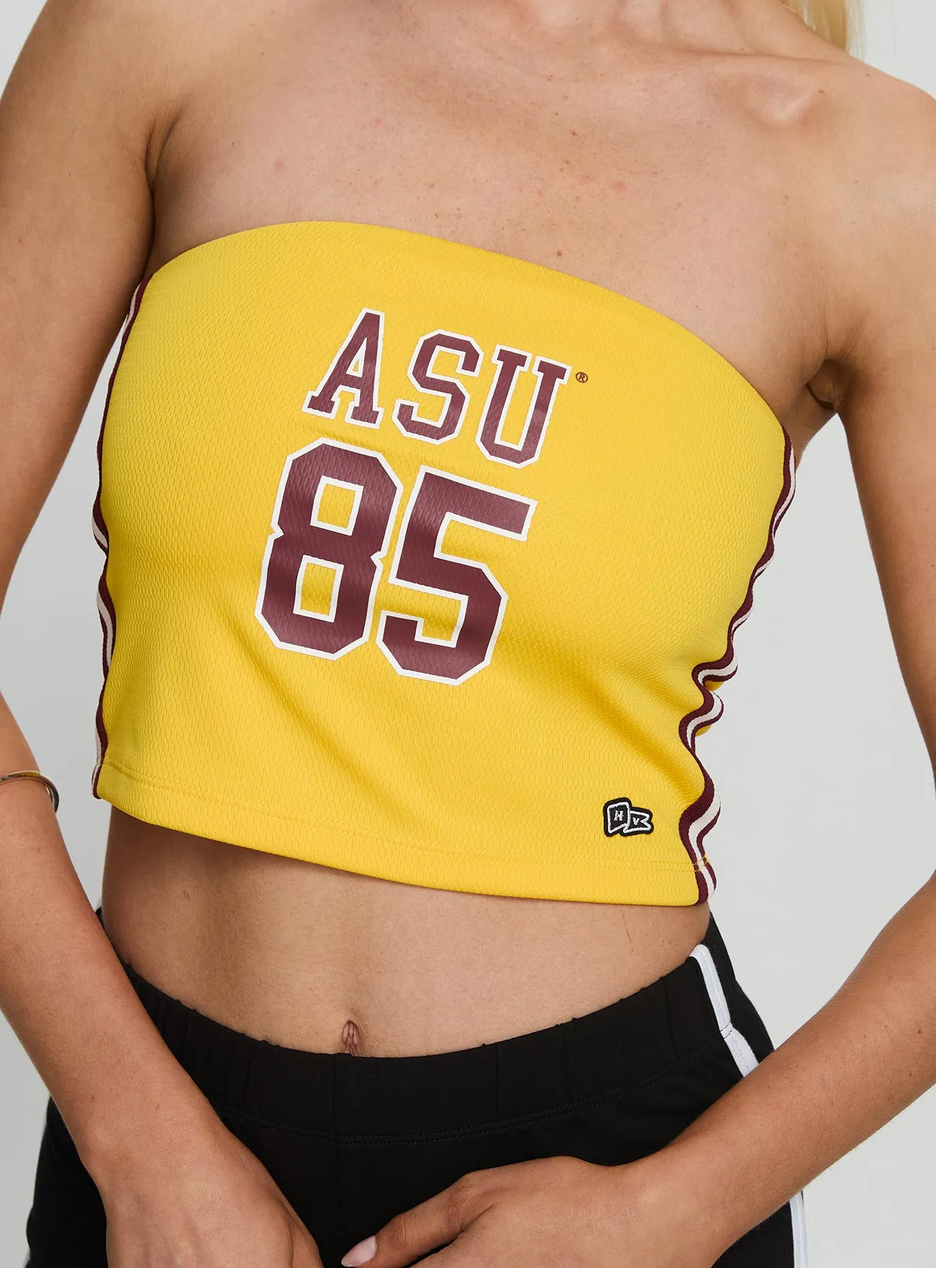 ASU Jersey Tube Top Gold sold by Princess Polly product image thumbnail 5
