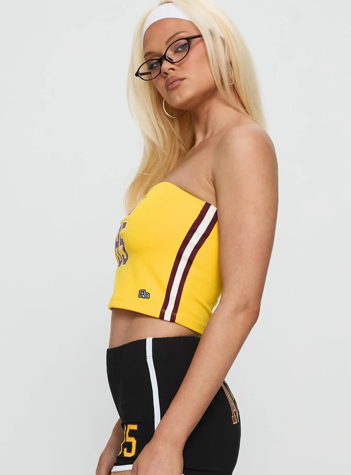 ASU Jersey Tube Top Gold sold by Princess Polly product image thumbnail 3