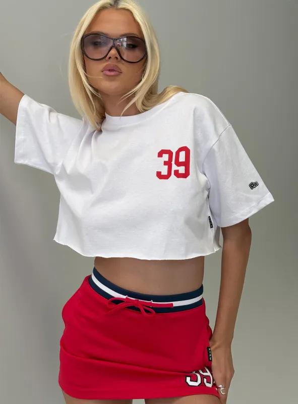 Boston University Track Top White sold by Princess Polly