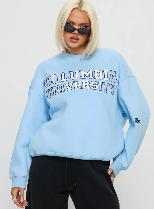 Columbia Offside Crewneck Sweatshirt Blue sold by Princess Polly