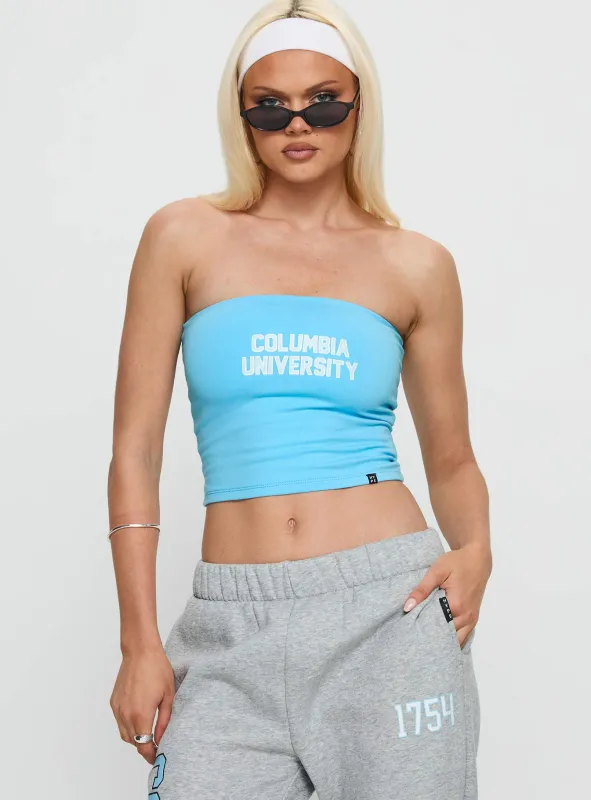 Columbia Tube Top Blue sold by Princess Polly