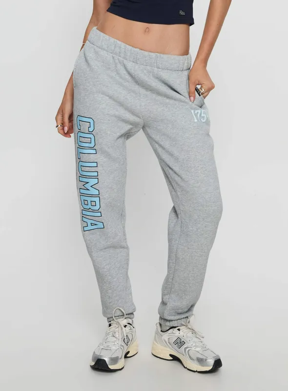 Columbia Basic Sweatpants Grey sold by Princess Polly