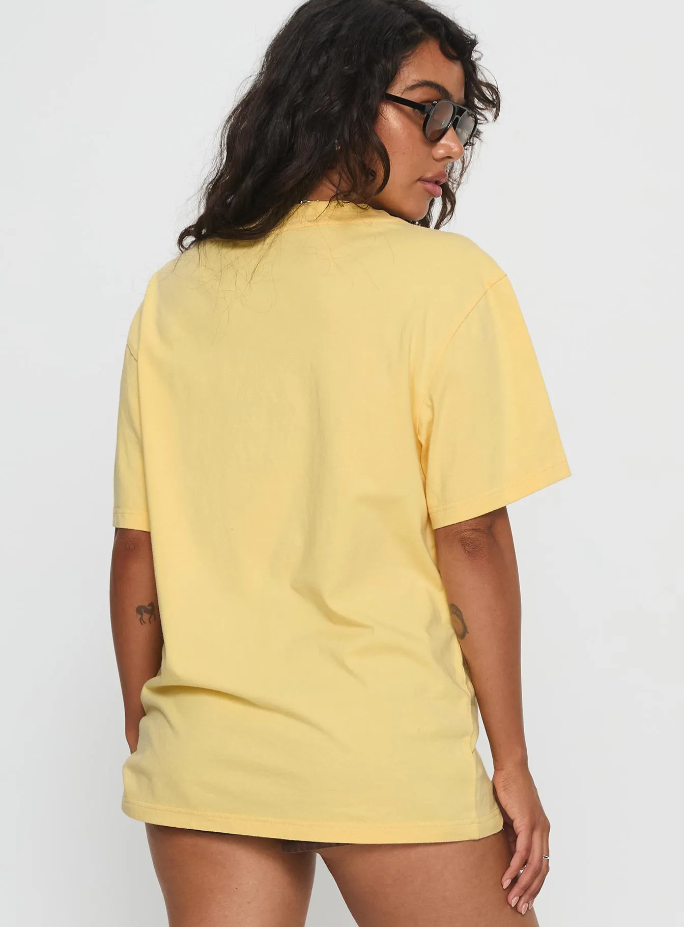 Corvette Legends Oversized Graphic Top Yellow sold by Princess Polly product image thumbnail 4