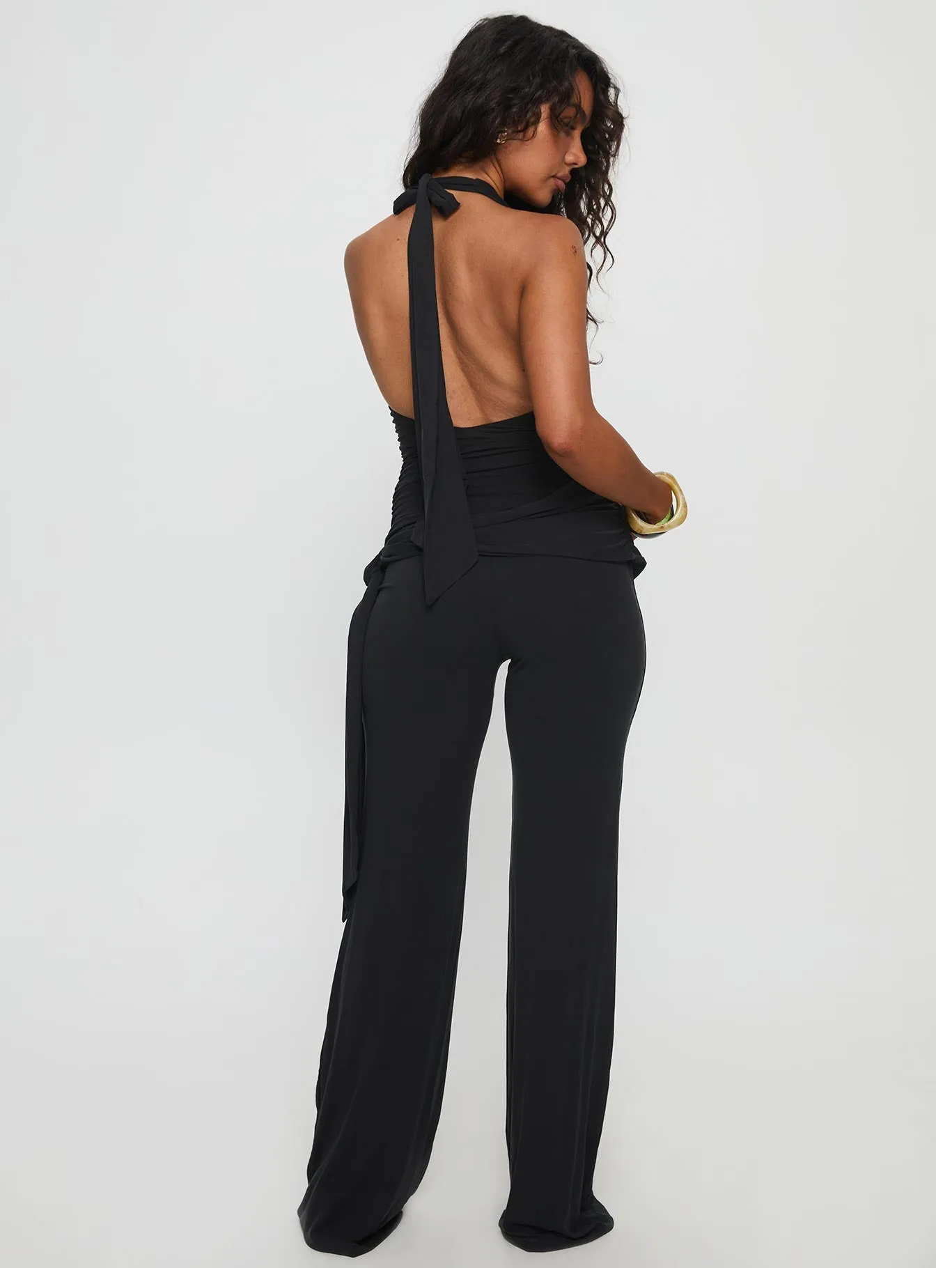 Enchantress Wide Leg Jumpsuit Black sold by Princess Polly product image thumbnail 5