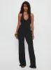 Enchantress Wide Leg Jumpsuit Black sold by Princess Polly