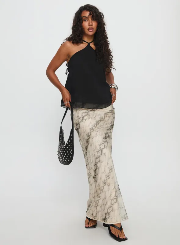 Zerisa Maxi Skirt Multi sold by Princess Polly