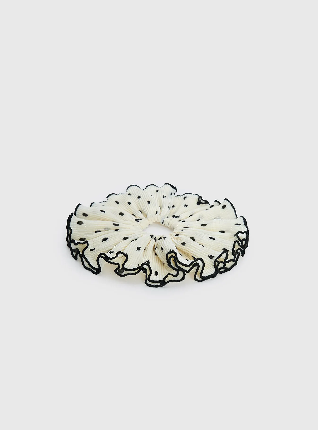 Greatest Gift Scrunchie White Polka Dot sold by Princess Polly product image thumbnail 3