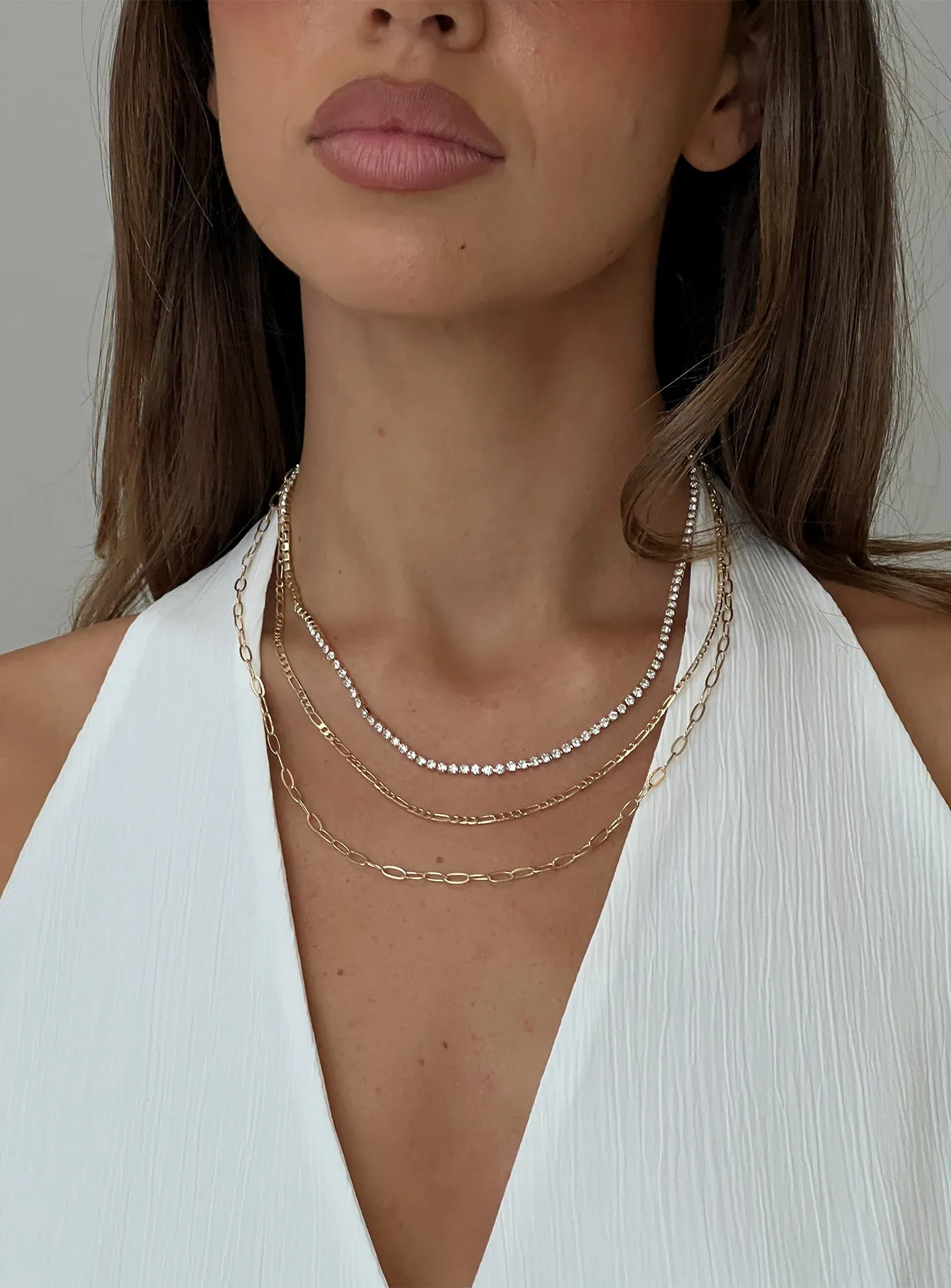 Gleaming Necklace Gold sold by Princess Polly
