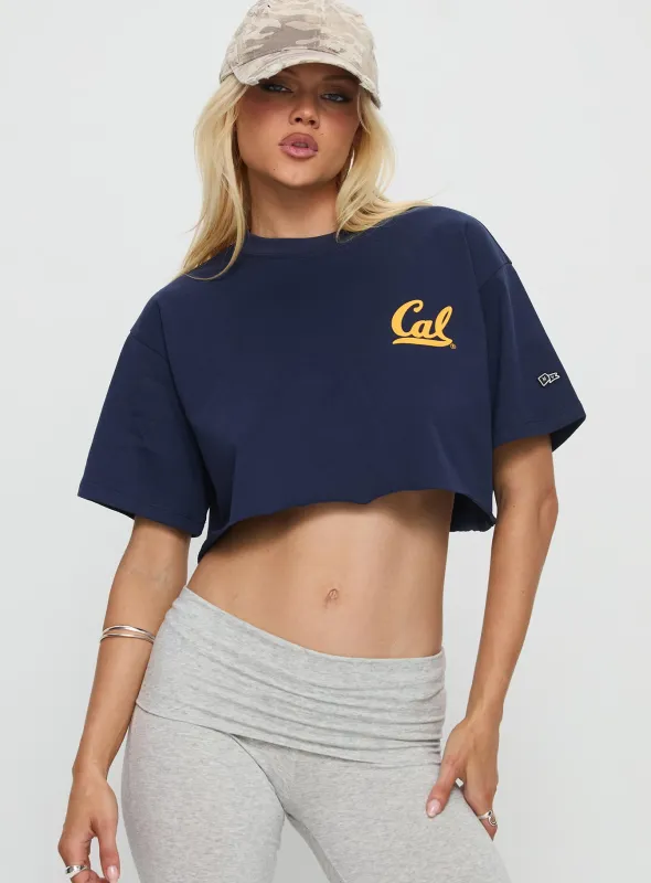 UC Berkeley Track Tee Blue sold by Princess Polly