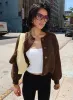 Hadly Knit Cardigan Brown sold by Princess Polly