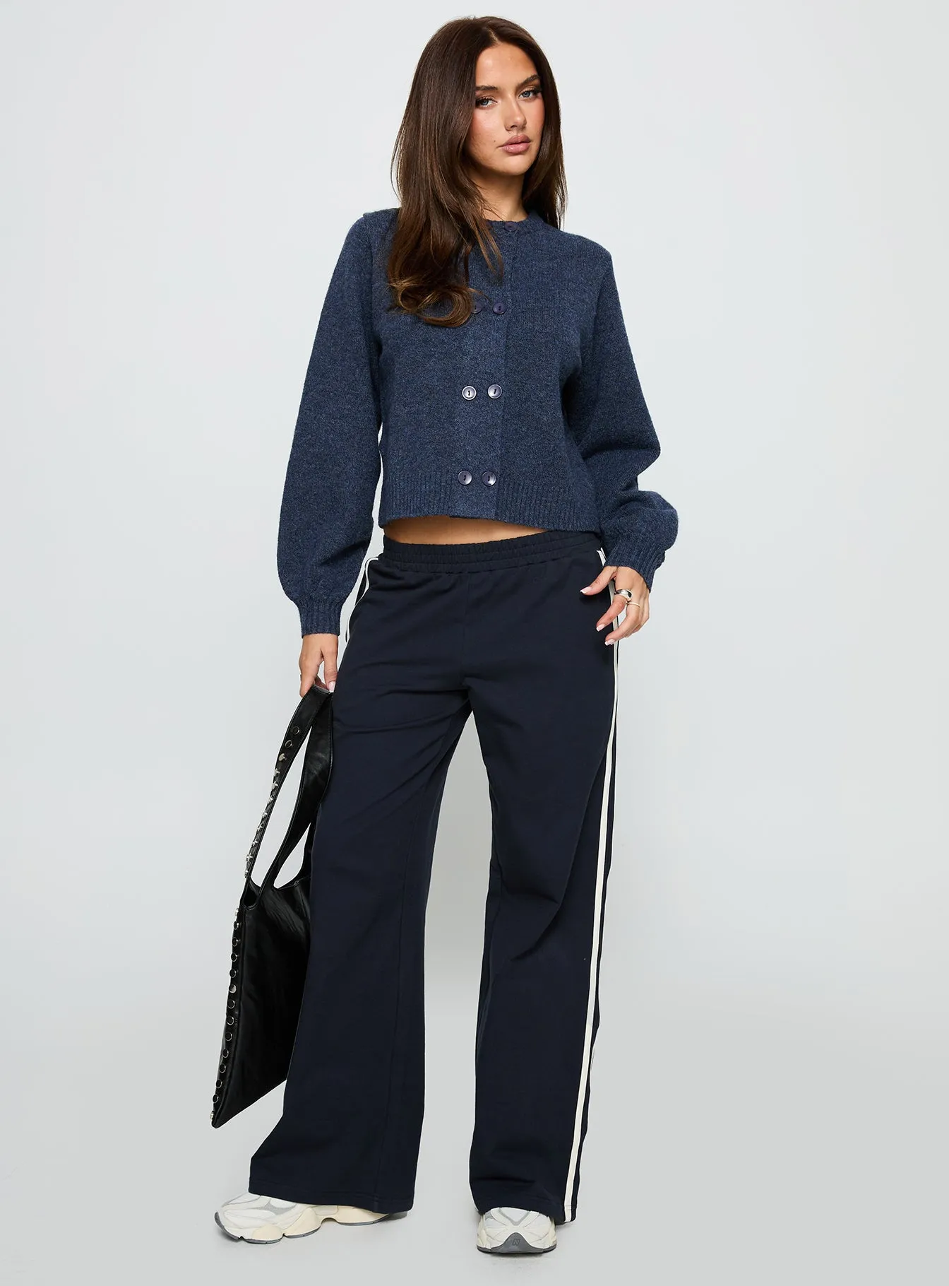 Kammi Button Up Cardigan Navy sold by Princess Polly product image thumbnail 2