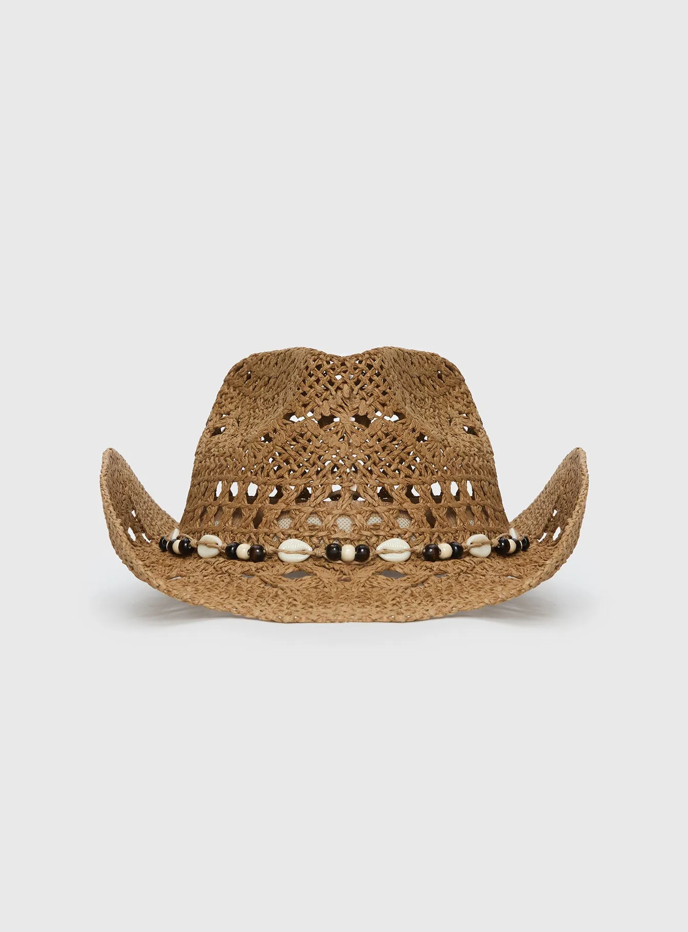 Azuria Straw Cowboy Hat Tan sold by Princess Polly product image thumbnail 2