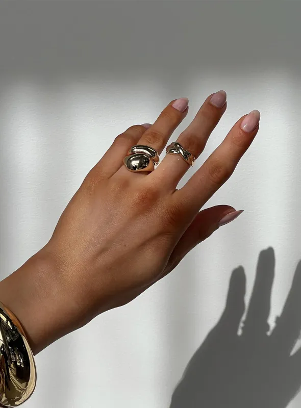 Loveliness Ring Pack Gold sold by Princess Polly