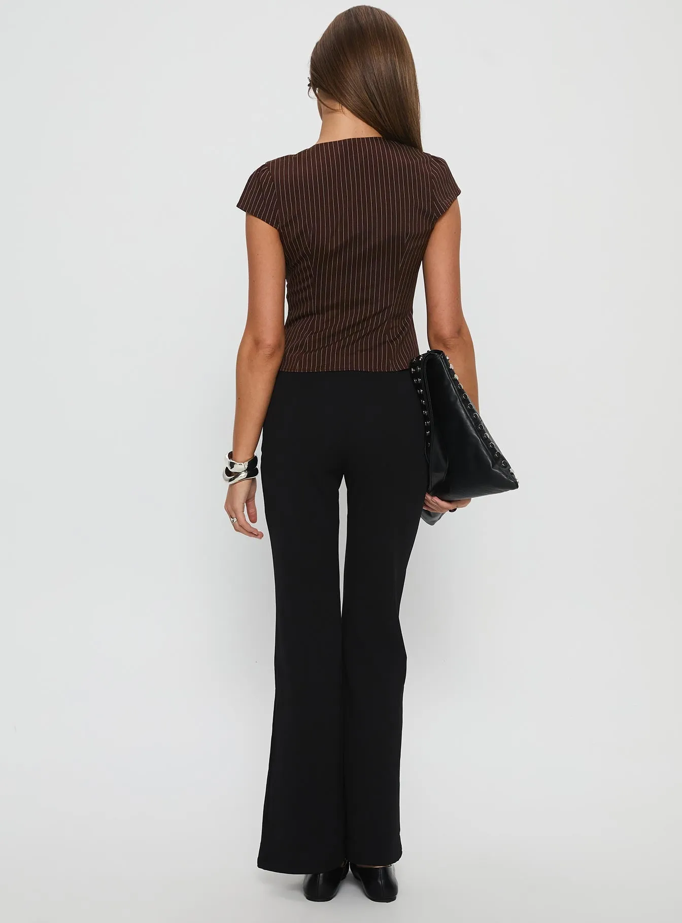 Showstopper V-Front Pant Black sold by Princess Polly product image thumbnail 5