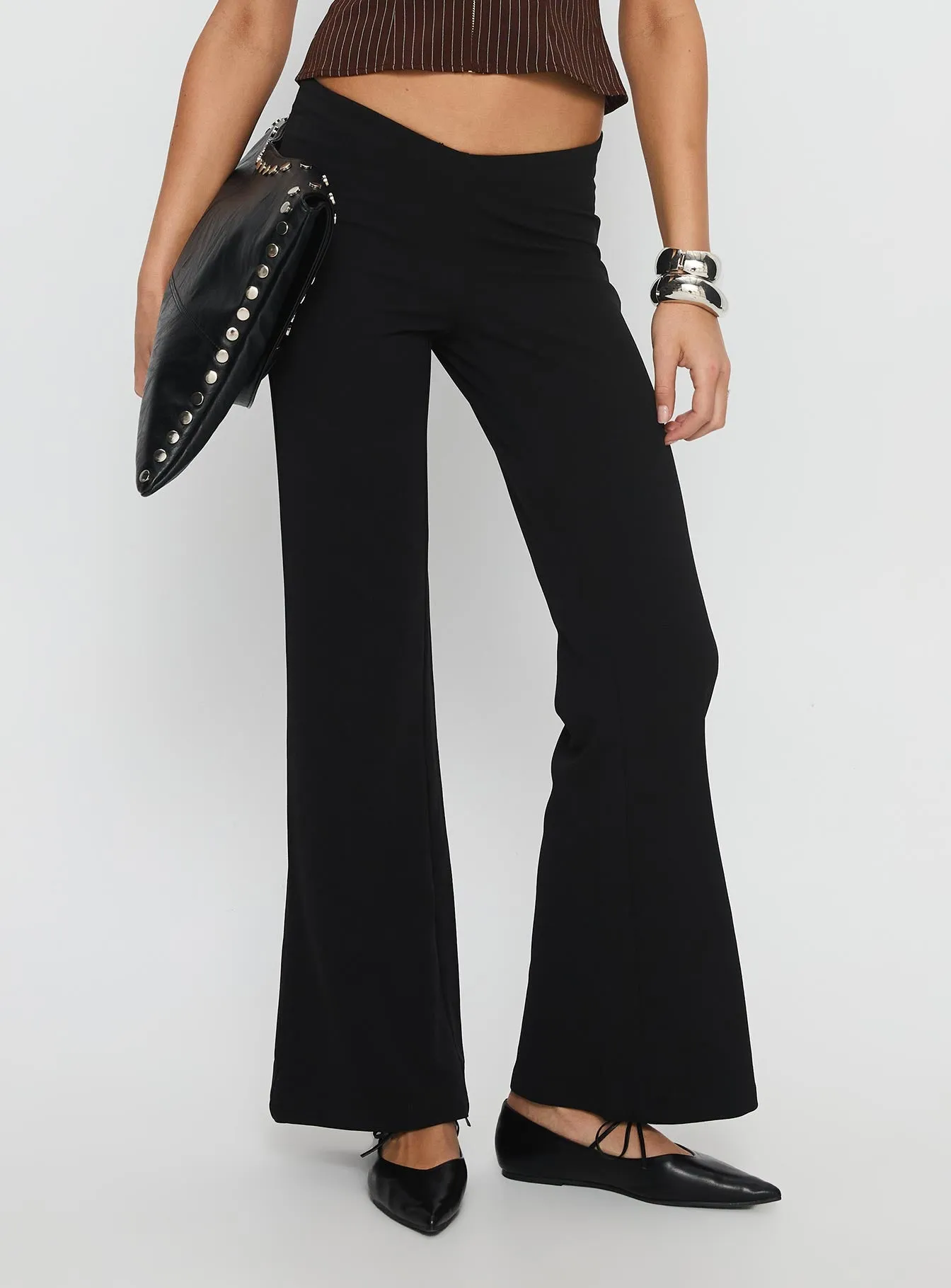 Showstopper V-Front Pant Black sold by Princess Polly product image thumbnail 2