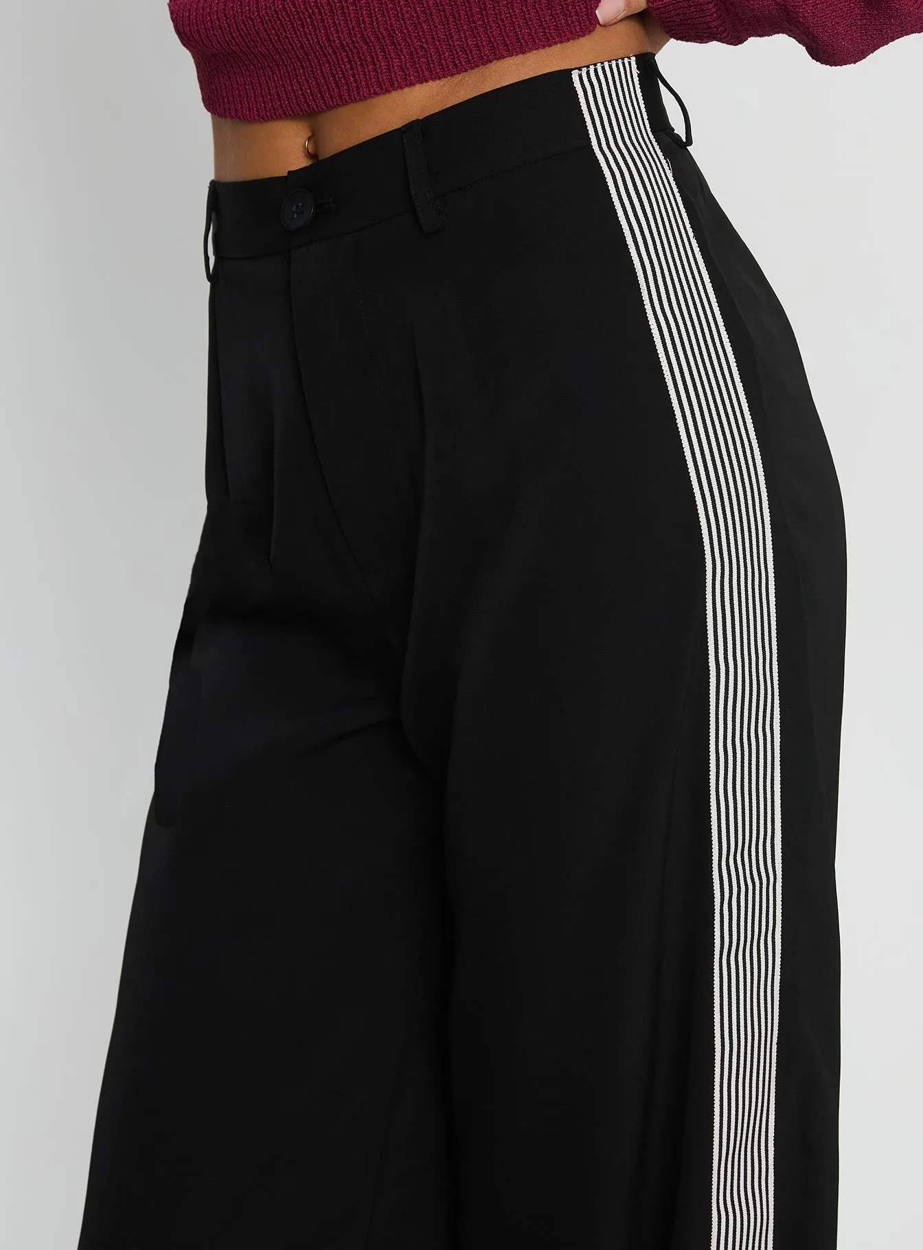 Fusion Tailored Track Pant Black sold by Princess Polly product image thumbnail 5