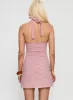 Golden Era Halter Mini Dress Red Stripe sold by Princess Polly