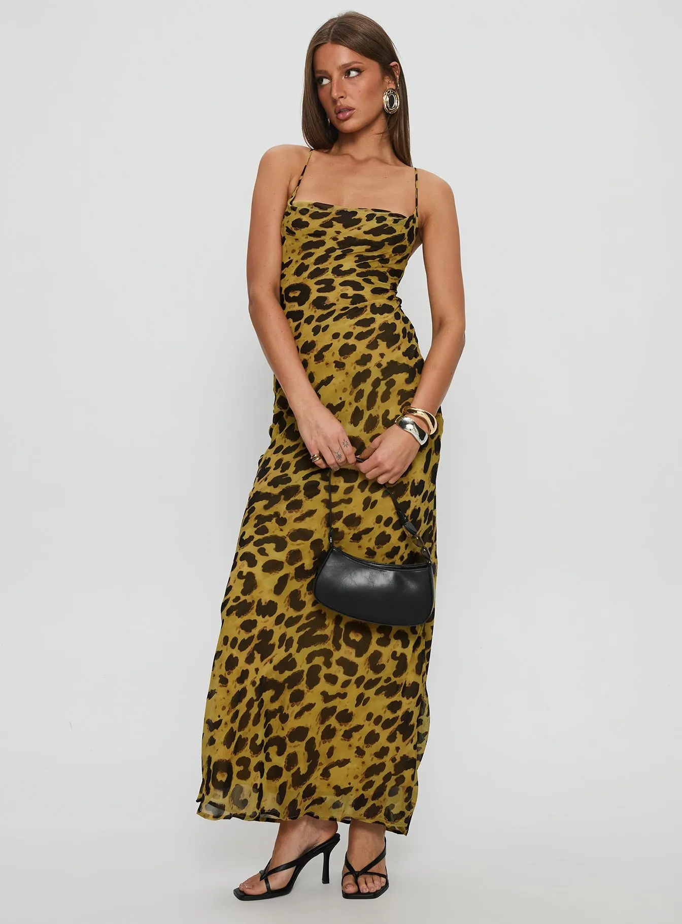 Celena Maxi Dress Leopard sold by Princess Polly product image thumbnail 2