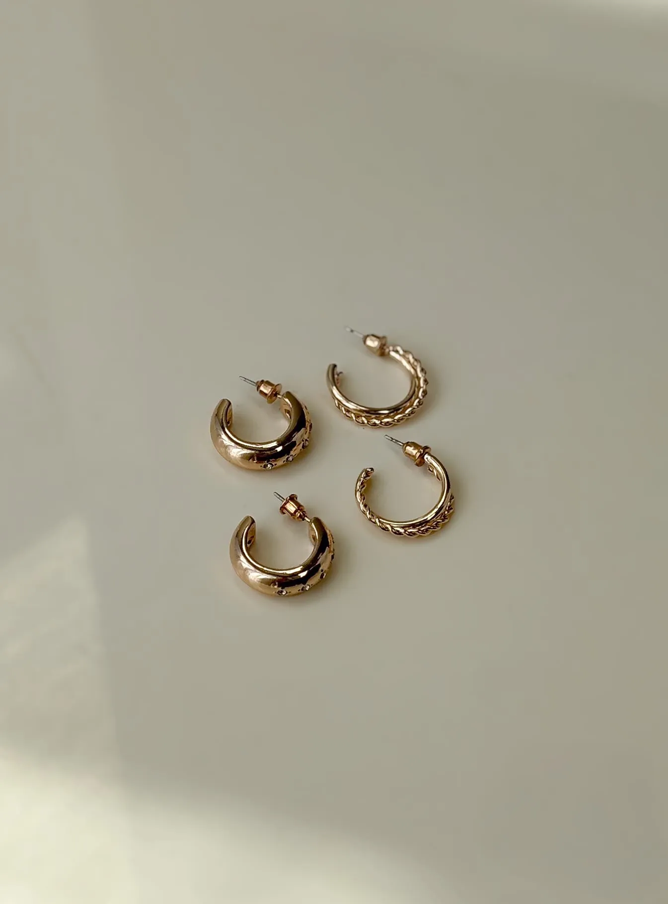 Eventually Earring Set Gold sold by Princess Polly