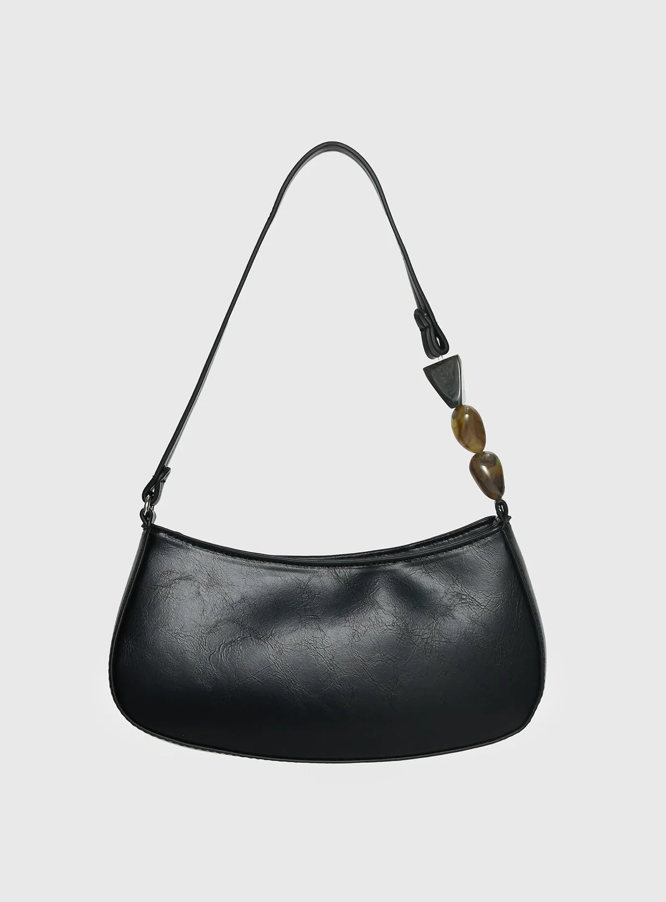 Contradiction Bead Detail Shoulder Bag Black sold by Princess Polly product image thumbnail 3