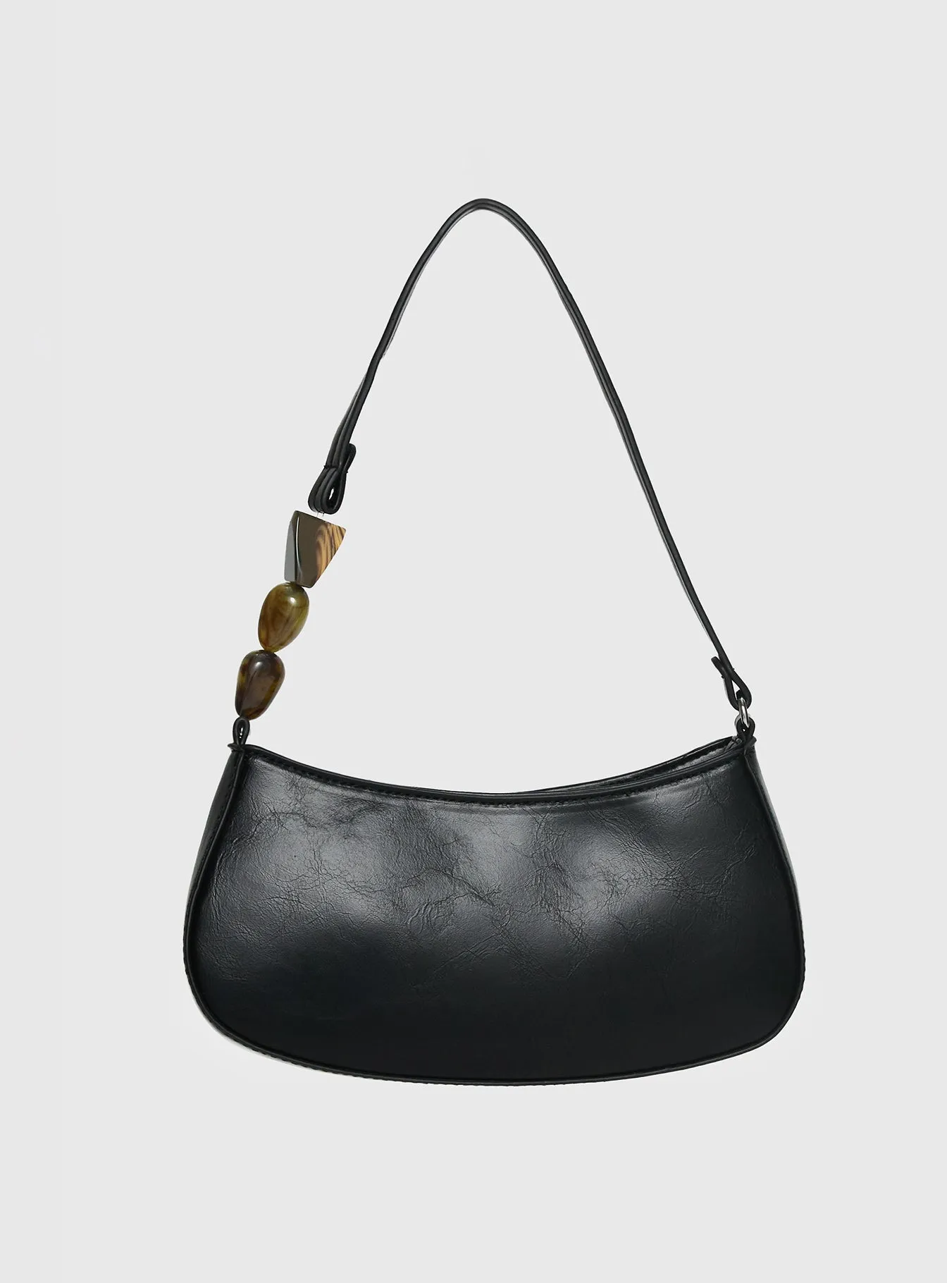 Contradiction Bead Detail Shoulder Bag Black sold by Princess Polly product image thumbnail 2