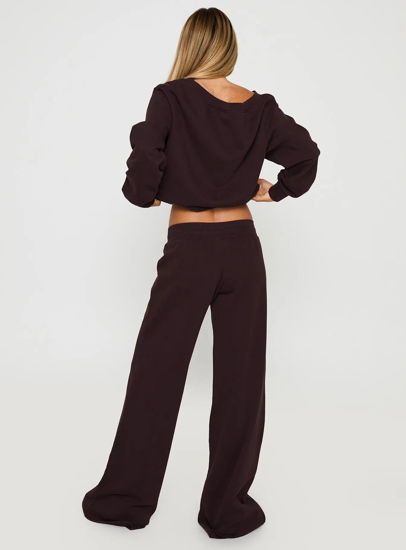 Dodie Wide Leg Pants Washed Brown sold by Princess Polly product image thumbnail 5
