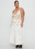 Cinnamon Embroidered Top Cream Curve sold by Princess Polly