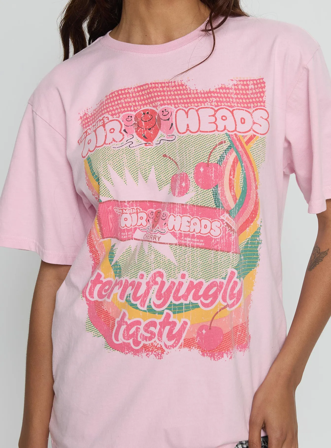 Airheads Oversized Graphic Tee Pink sold by Princess Polly product image thumbnail 5