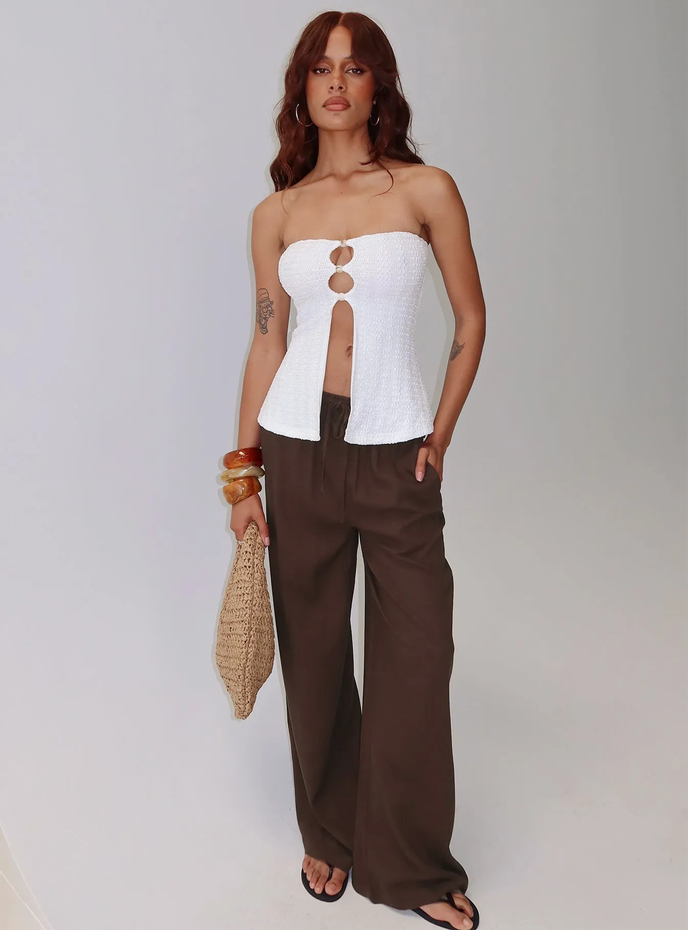 Parklea Pants Chocolate Brown sold by Princess Polly product image thumbnail 4