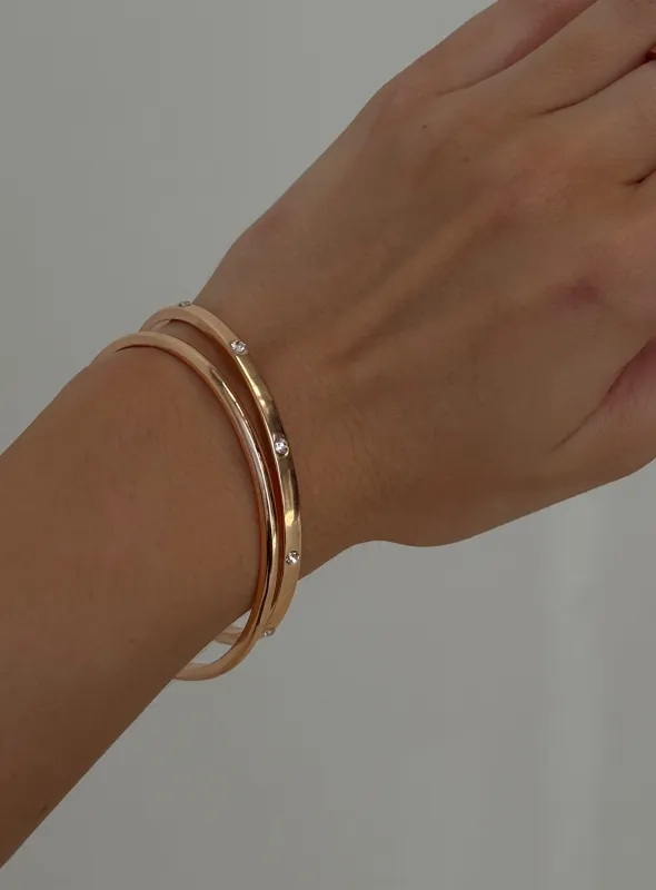 Glitter And Honey Diamante Bracelet Pack Gold sold by Princess Polly