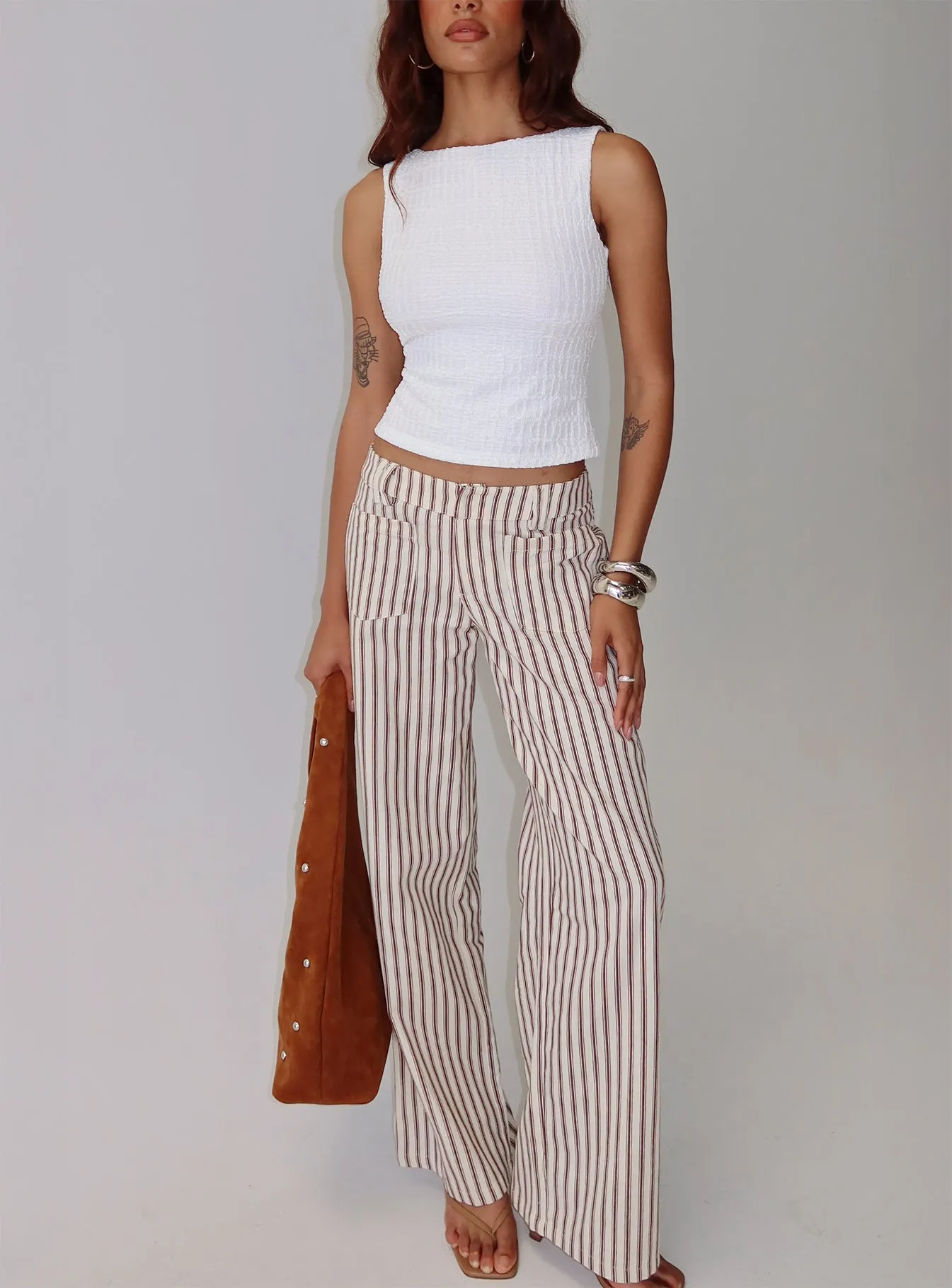 Harpur Backless Top White sold by Princess Polly product image thumbnail 3