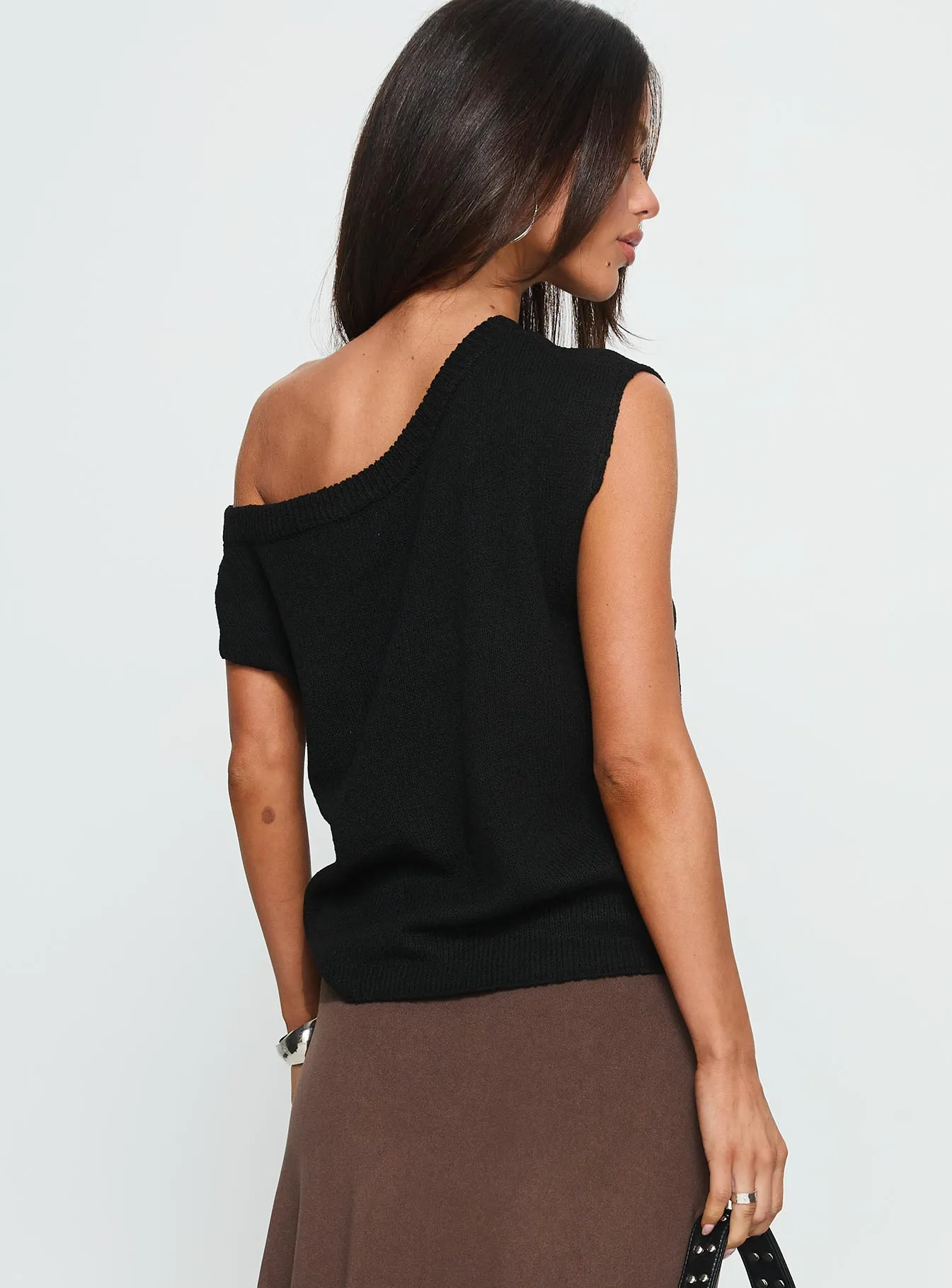 Ashfield Off Shoulder Top Black sold by Princess Polly product image thumbnail 5