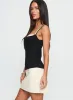 Mariselle Layered Corset Mini Dress Black / Cream sold by Princess Polly