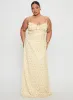 Members Only Maxi Dress Yellow Floral Curve sold by Princess Polly