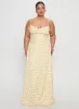 Members Only Maxi Dress Yellow Floral Curve sold by Princess Polly