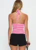 In Toronto Halter Top Pink Stripe sold by Princess Polly