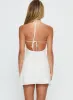 Laurana Tie Back Mini Dress White sold by Princess Polly