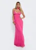 Jadira Scarf Maxi Dress Guava sold by Princess Polly